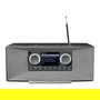 Medion MD 89289 Internetradio, Radio DAB+ y FM, Bluetooth, WiFi, 12W, Pantalla TFT 2.8", Gris