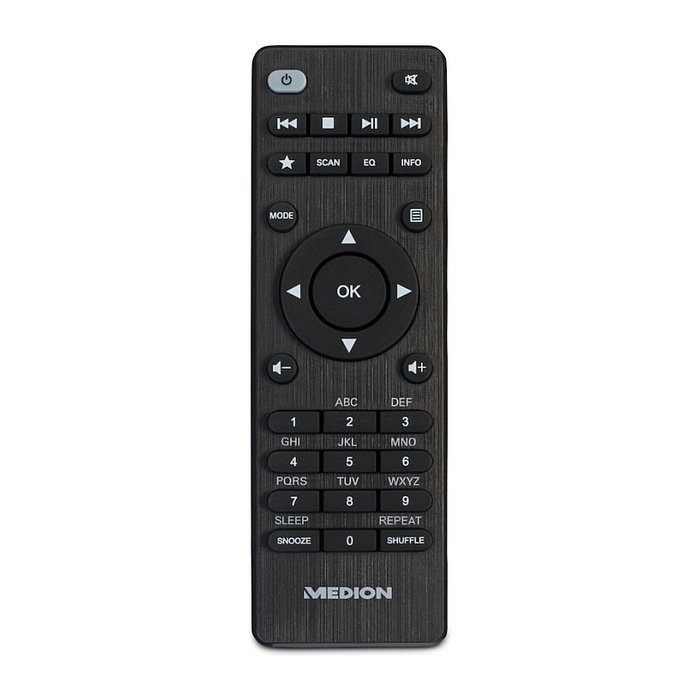 Medion MD 89289 Internetradio, Radio DAB+ y FM, Bluetooth, WiFi, 12W, Pantalla TFT 2.8", Gris