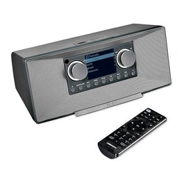 Medion MD 89289 Internetradio, Radio DAB+ y FM, Bluetooth, WiFi, 12W, Pantalla TFT 2.8", Gris