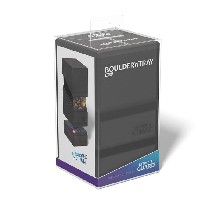 Ultimate Guard Boulder'n'Tray 100+ - Onyx Ultimate Guard Boulder'n'Tray 100+ - Onyx