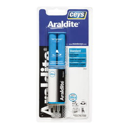 Ceys Araldite Adhesivo Universal Jeringa 24 ml Extra Fuerte 2 Componentes Resistencia 350 Kg/cm²