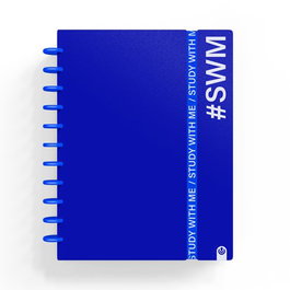 CARCHIVO Bloc de archivo Ingeniox Study With Me tapa PP FOAM A4 80h 100g Horizontal Azul (Set de 2)