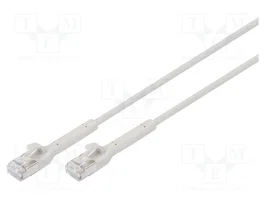 Digitus Cable de conexión angular Cat6a F/FTP 1m Gris