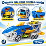 Jugatoys Camión Tiburón portacoches con 3 coches