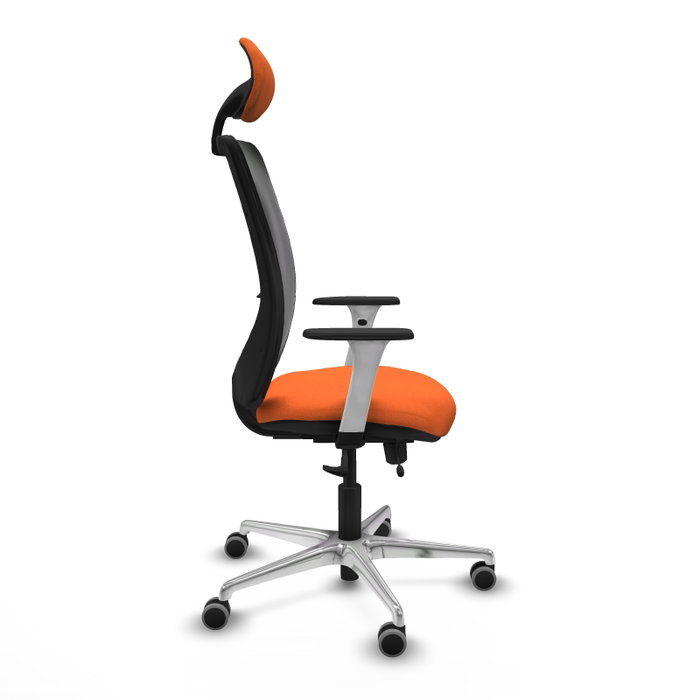 PIQUERAS Y CRESPO Silla de oficina Zulema Naranja y Negro PIQUERAS Y CRESPO Silla de oficina Zulema Naranja y Negro