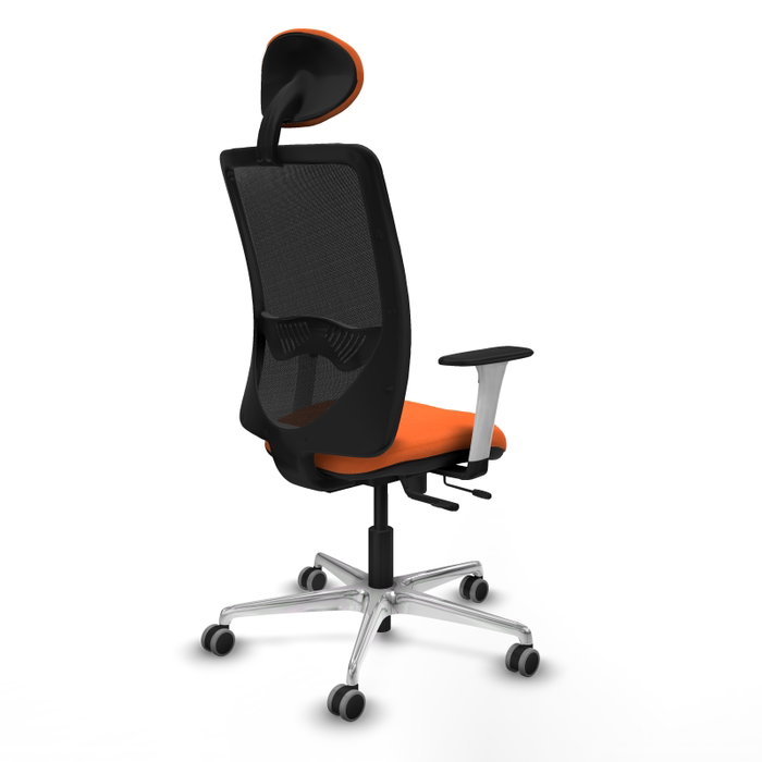 PIQUERAS Y CRESPO Silla de oficina Zulema Naranja y Negro PIQUERAS Y CRESPO Silla de oficina Zulema Naranja y Negro