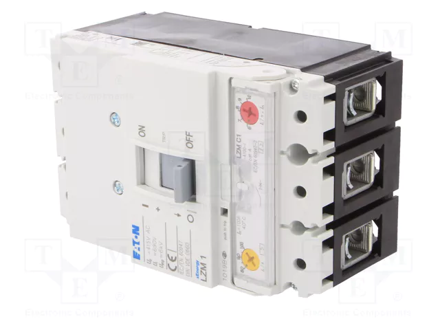 EATON ELECTRIC Interruptor de potencia LZM LZMC1-A100-I de 3 polos 100A EATON ELECTRIC Interruptor de potencia LZM LZMC1-A100-I de 3 polos 100A