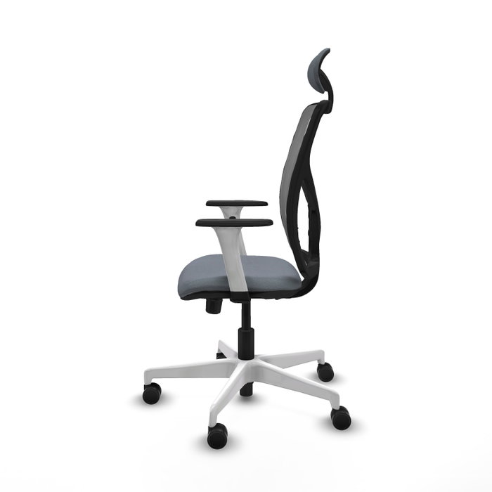 PIQUERAS Y CRESPO Silla de oficina Motilla Gris con mecanismo Sincro/Traslack