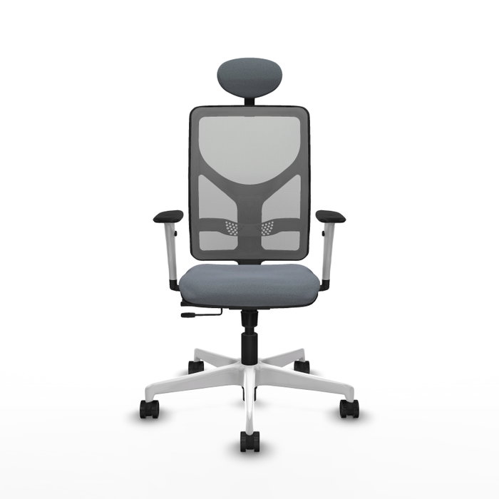 PIQUERAS Y CRESPO Silla de oficina Motilla Gris con mecanismo Sincro/Traslack
