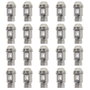 OMP SPEED Juego de 20 Tuercas de Aluminio M12x1.25 Llave 19mm Gris