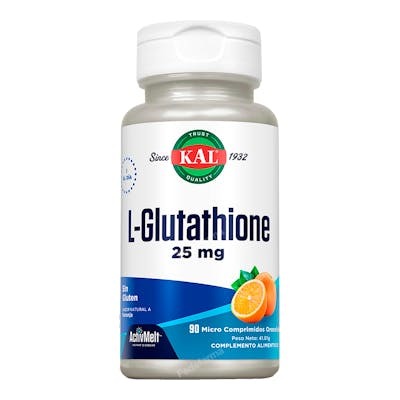 KAL L-Glutathione 25 mg 90 comprimidos orosolubles KAL L-Glutathione 25 mg 90 comprimidos orosolubles