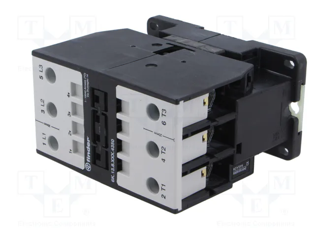 FINDER Contactor 3-polar 50A 24VAC NO x3 Serie 6K FINDER Contactor 3-polar 50A 24VAC NO x3 Serie 6K
