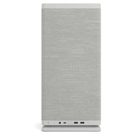 Fractal Design Mood Mini ITX - Caja PC SFF Gris, USB-C, Soporte para 2 Ventiladores de 120/140 mm, CPU de 11.4 cm, Gráfica de 32.5 cm, Fuente de 13 cm