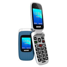 SPC WUUM 2335A Teléfono Móvil Básico Dual SIM 2.4" Pantalla Radio FM Linterna Azul