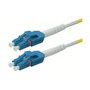 ROLINE Cable de fibra óptica OS2 LC/LC UNIBOOT Amarillo 0,5 m