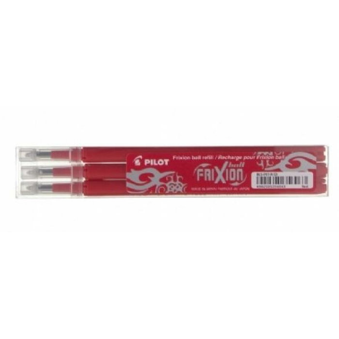 Pilot Recambio Bolígrafo Frixion Ball Rojo Pack 3 Unidades Pilot Recambio Bolígrafo Frixion Ball Rojo Pack 3 Unidades