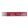 Pilot Recambio Bolígrafo Frixion Ball Rojo Pack 3 Unidades