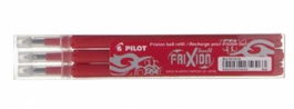 Pilot Recambio Bolígrafo Frixion 0.7mm Rojo Pack 3 Unidades