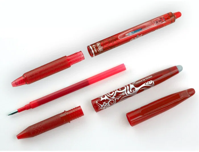 Pilot Recambio Bolígrafo Frixion 0.7mm Rojo Pack 3 Unidades