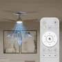 Philips Ventilador de techo Olas con LED y mando a distancia 132 cm Blanco/Madera PHI8721103095923