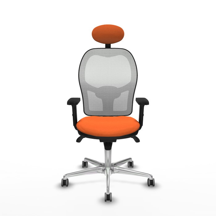 PIQUERAS Y CRESPO Silla de oficina Jorquera Naranja y Blanco PIQUERAS Y CRESPO Silla de oficina Jorquera Naranja y Blanco