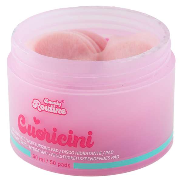 Nice Frasquito de discos hidratantes forma de corazón Beauty Routine