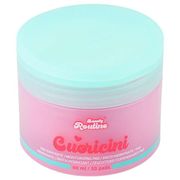 Nice Frasquito de discos hidratantes forma de corazón Beauty Routine