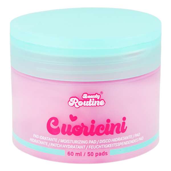 Nice Frasquito de discos hidratantes forma de corazón Beauty Routine