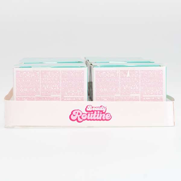 Nice Frasquito de discos hidratantes forma de corazón Beauty Routine
