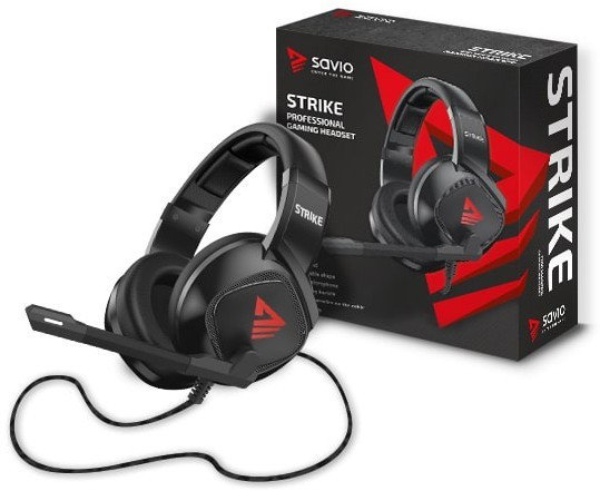 Savio Strike czarny Auriculares gaming Savio Strike czarny Auriculares gaming