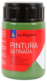 La Pajarita Pintura Témpera Escolar Satinada Verde Monte Bote 35 mL L-16