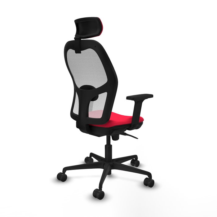 PIQUERAS Y CRESPO Silla de oficina Jorquera Roja y Blanca PIQUERAS Y CRESPO Silla de oficina Jorquera Roja y Blanca