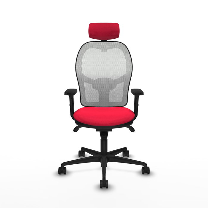 PIQUERAS Y CRESPO Silla de oficina Jorquera Roja y Blanca PIQUERAS Y CRESPO Silla de oficina Jorquera Roja y Blanca