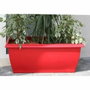 Riviera Jardiniere Evolution Rojo, 80 x 40 x 32 cm