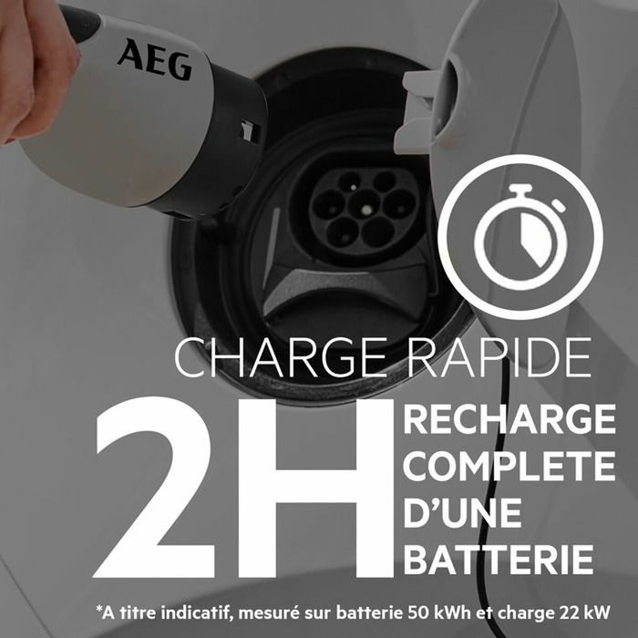 Aeg Cable de carga 32A 5m Trifásico 480V AC para vehículos eléctricos e híbridos enchufables