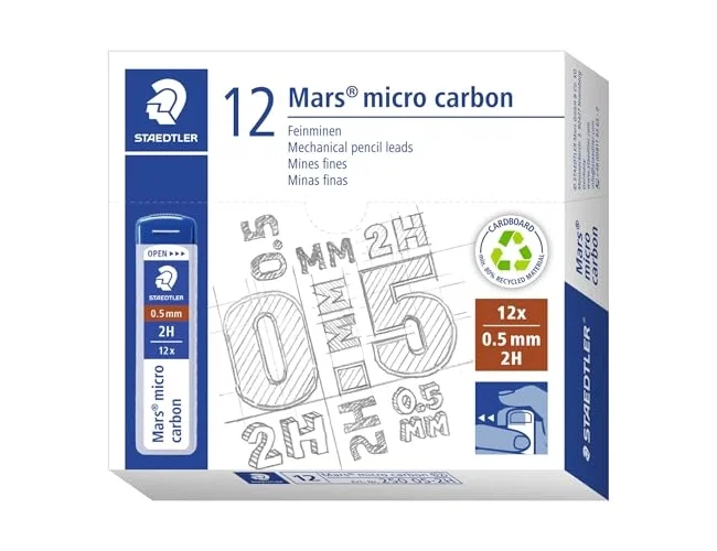 Staedtler Mars micro carbon 250 Minas 0,5 mm 2H