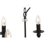 DKD Home Decor Lámpara de Techo de Metal de 6 Brazos Negro