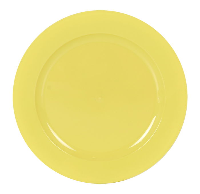 Dem Set 4 Platos PP Pastel 22.3 cm x 22.3 cm x 1.5 cm (24 Unidades)