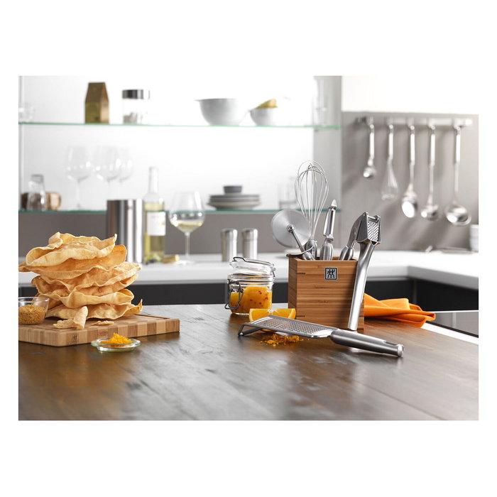 Zwilling 37160-019-0 Prensa de Ajo de Mano Profesional Acero Inoxidable Plata 202 mm