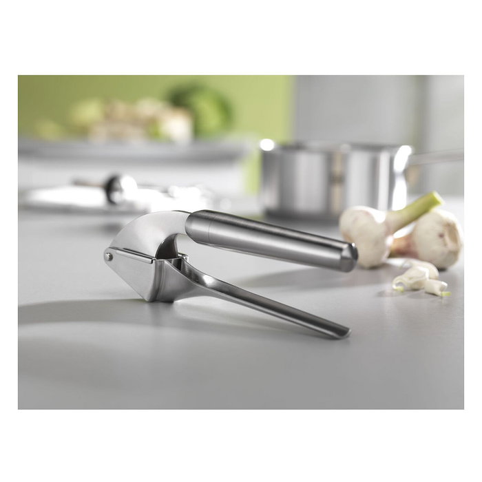 Zwilling 37160-019-0 Prensa de Ajo de Mano Profesional Acero Inoxidable Plata 202 mm