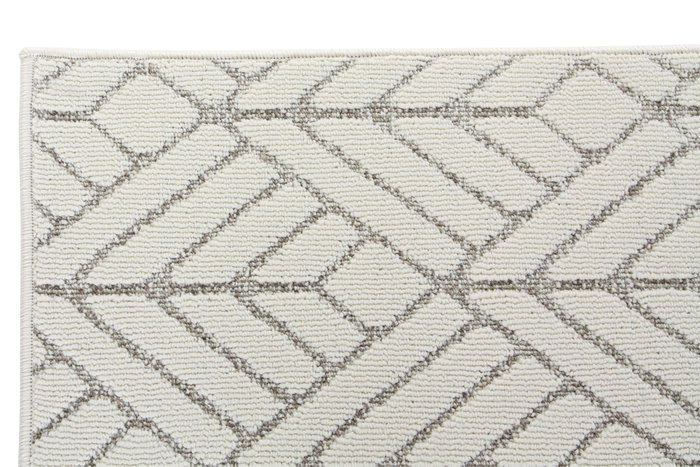 DKD Home Decor Alfombra Chic Blanco Beige 240 x 61 cm Poliester DKD Home Decor Alfombra Chic Blanco Beige 240 x 61 cm Poliester