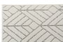 DKD Home Decor Alfombra Chic Blanco Beige 240 x 61 cm Poliester