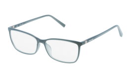 Police VPL196M55093I Gafas de Vista para Mujer Verde