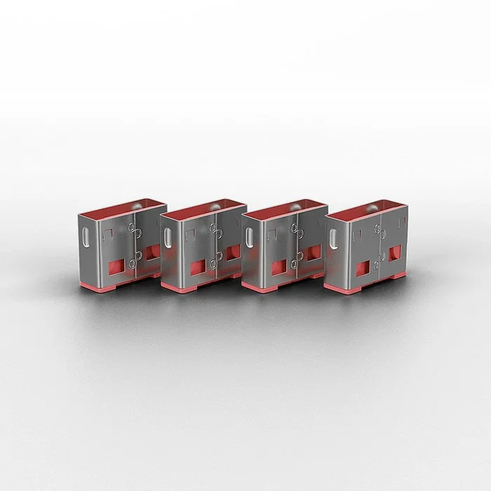 Lindy Bloqueador de Puerto USB Tipo A, 4 Unidades Rosa con Llave Lindy Bloqueador de Puerto USB Tipo A, 4 Unidades Rosa con Llave