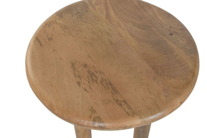 DKD Home Decor Mesita Auxiliar Romantico Marron 45 x 50 x 45 cm