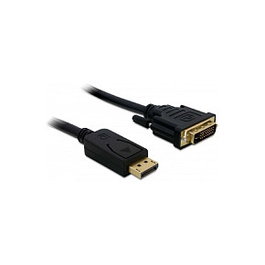 DeLOCK Cable DisplayPort a DVI 24+1 Macho/Macho 5m