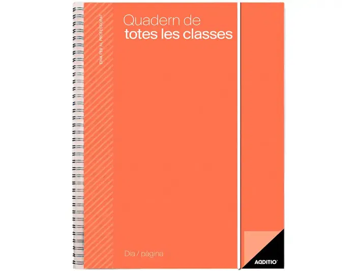 Additio Cuaderno de Tutoria Planificacion Dia Pagina Evolucion Continua Catalan 17 x 24 cm