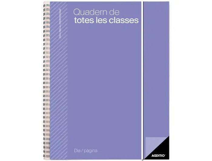 Additio Cuaderno de Tutoria Planificacion Dia Pagina Evolucion Continua Catalan 17 x 24 cm