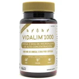 Vidalim DHA 1000Mg 30 Cápsulas - Complemento para Cerebro, Vista y Corazón