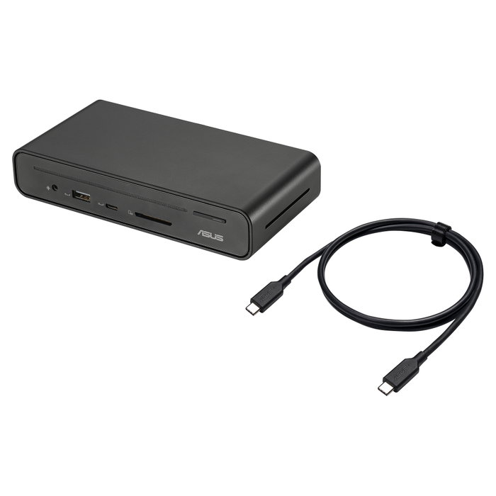 ASUS DC301 Triple Display USB-C Dock Duo, 90W, 10 Gbit/s, Negro